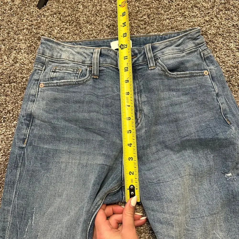 I&M JEANS Women's High-Rise Roll Up Jeans Size 3